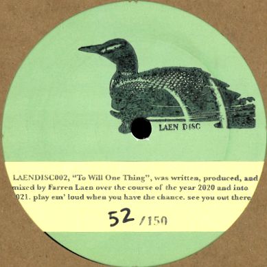 Farren Laen - To Will One Thing : 12inch