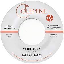 Joey Quiñones - For You (Colour Vinyl) : 7inch