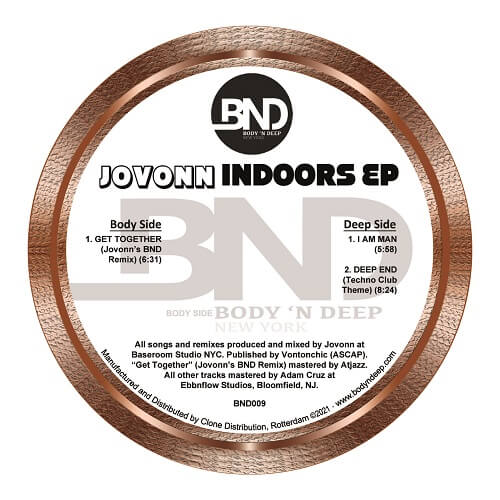 Jovonn - Indoors EP : 12inch