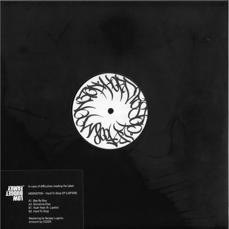 Moonoton - Hard To Stop EP : 12inch