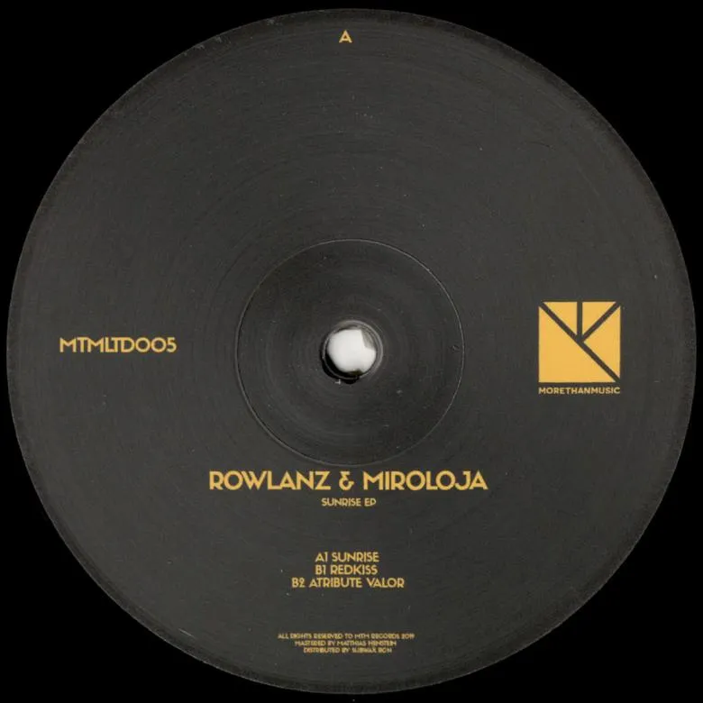 Rowlanz & Miroloja - Sunrise EP : 12inch