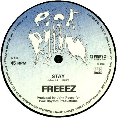 Freeez - Stay / Hot Footing It : 12inch