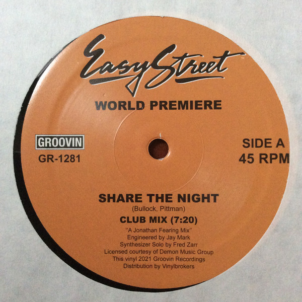 World Premiere - SHARE THE NIGHT : 12inch