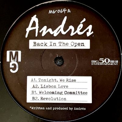 Andrés - Back In The Open : 12inch