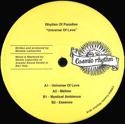 Rhythm Of Paradise - Universe Of Love : 12inch