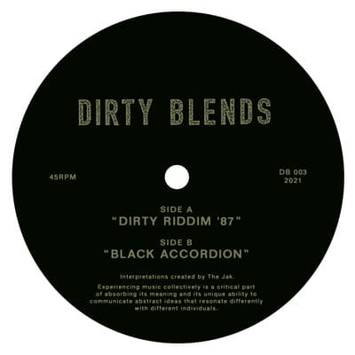 The Jak - Black Accordion / Dirty Riddim '87 : 12inch