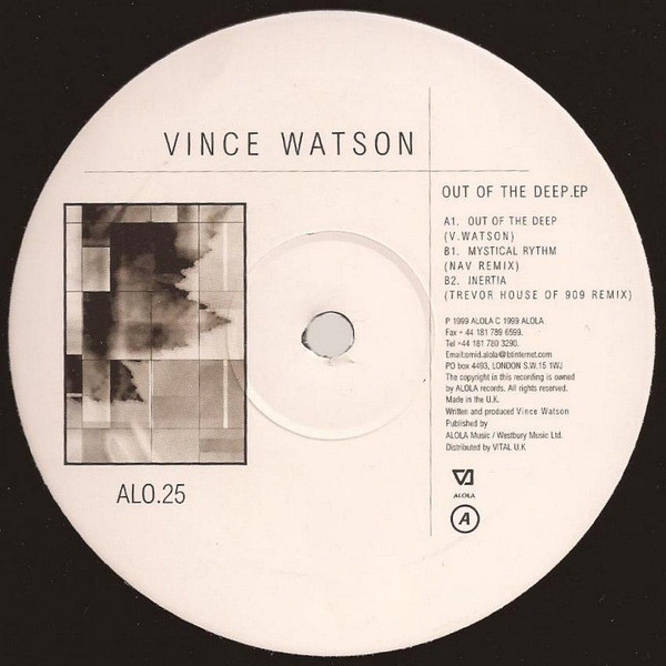 Vince Watson - Out Of The Deep EP : 12inch