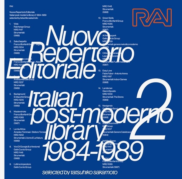 Various - Tatsuhiko Sakamoto - RAI Nuovo Repertorio Editoriale Italian post-moderno library 2 1984-1989 : CD