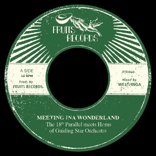 The 18th Parallel Meets Horns Of Guiding Star Orchestra - Meeting Ina Wonderland : 7inch