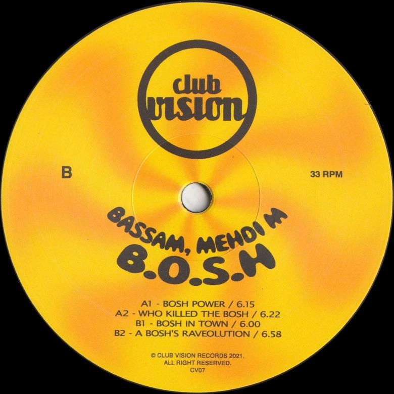 Bassam & Mehdi M - B.O.S.H. : 12inch