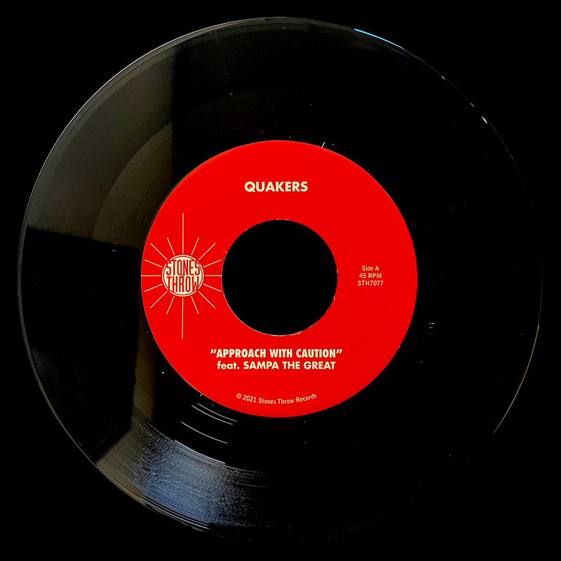 Quakers - Approach With Caution : 7inch