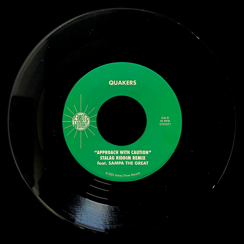 Quakers - Approach With Caution : 7inch