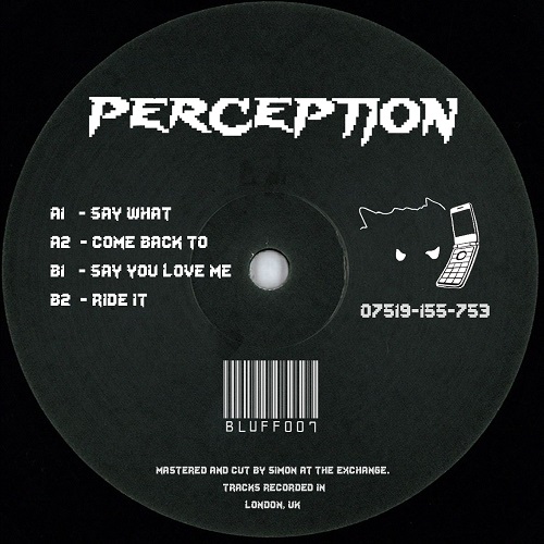 DJ Perception - BLUFF007 : 12