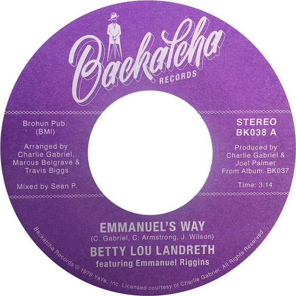 Betty Lou Landreth - Emmanuel's Way : 7inch