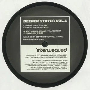 Sandile / Tom Jay / South Shore Garage / Brawther - Deeper States Vol 1 : 12inch