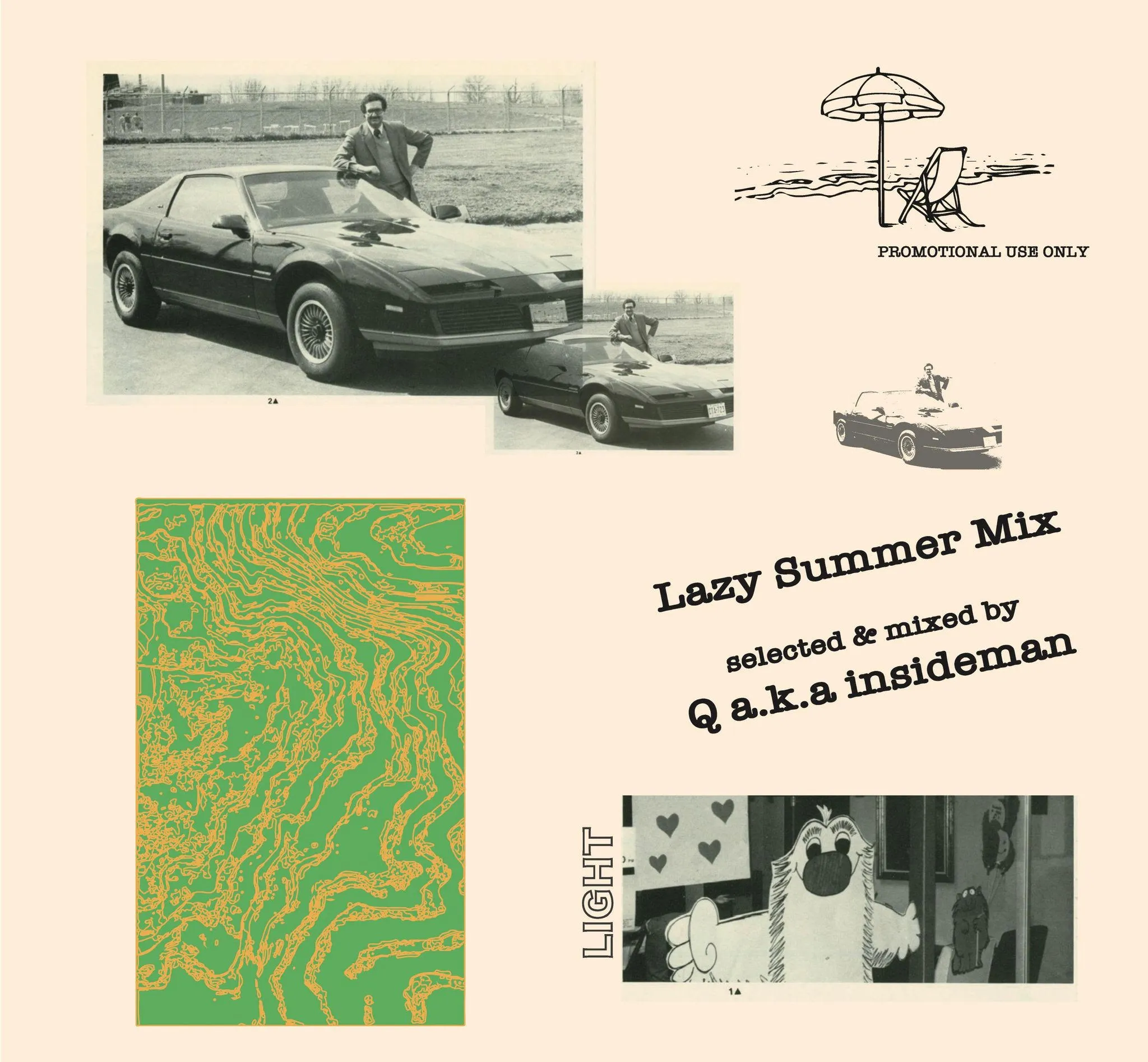 Selected & Mixed By Q a.k.a. Insideman - Lazy Summer Mix : MIXCD