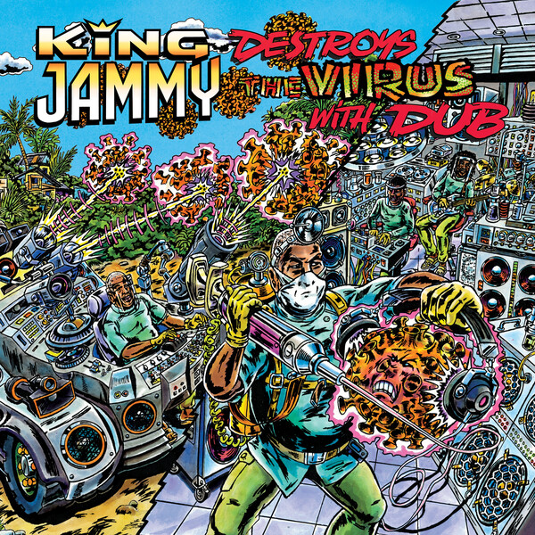 King Jammy - Destroys The Virus With Dub : LP+Poster