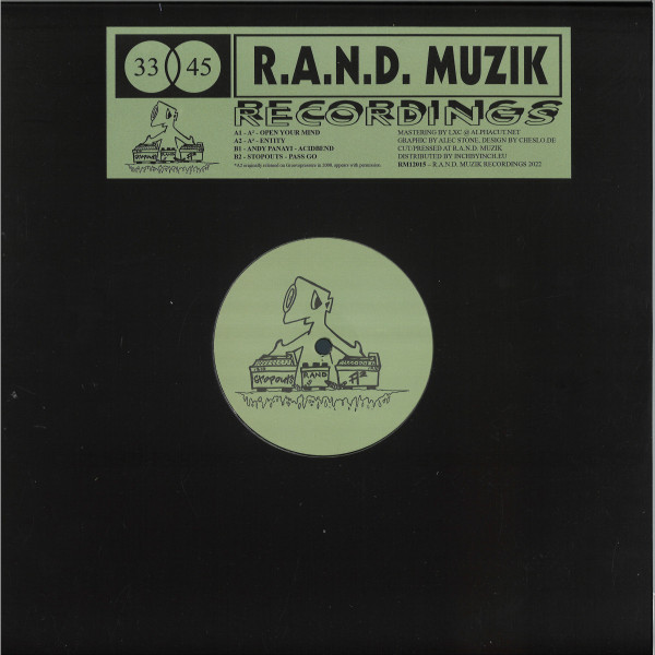 A² / Andy Panayi / Stopouts - RM12015 : 12inch