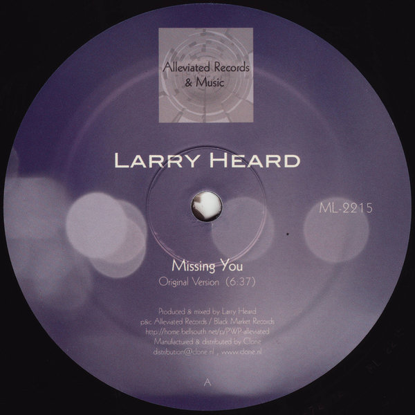 Larry Heard - Missing You : 12inch