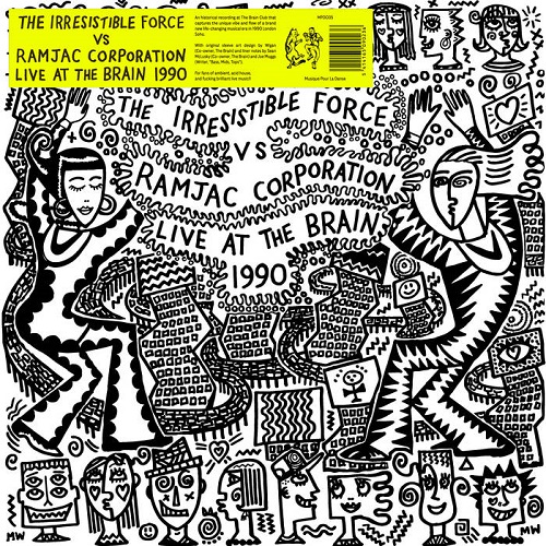 The Irresistible Force Vs Ramjac Corporation - Live At The Brain 1990 : LP