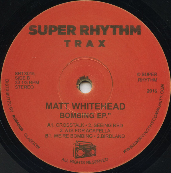 Matt Whitehead - Bombing EP : 12inch
