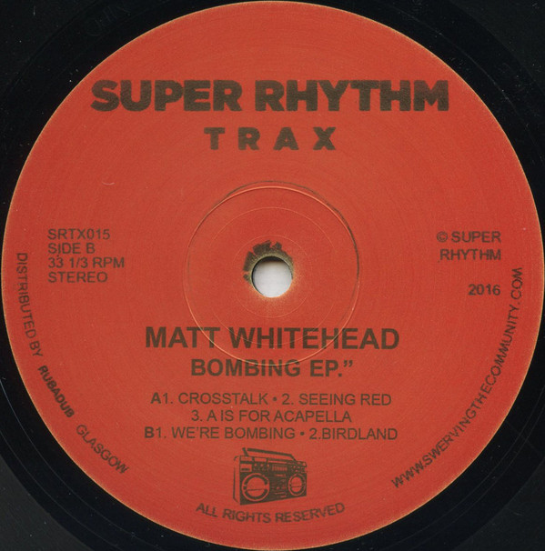 Matt Whitehead - Bombing EP : 12inch