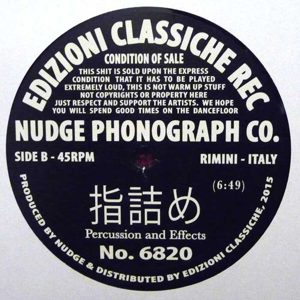 Nudge Phonograph Co. - ESC1000 / 指詰め : 12inch