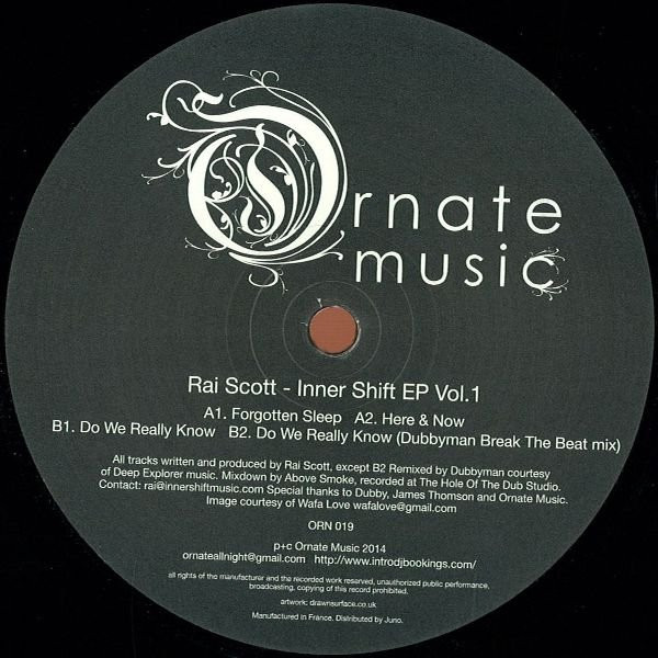 Rai Scott - Inner Shift EP Vol.1 : 12inch