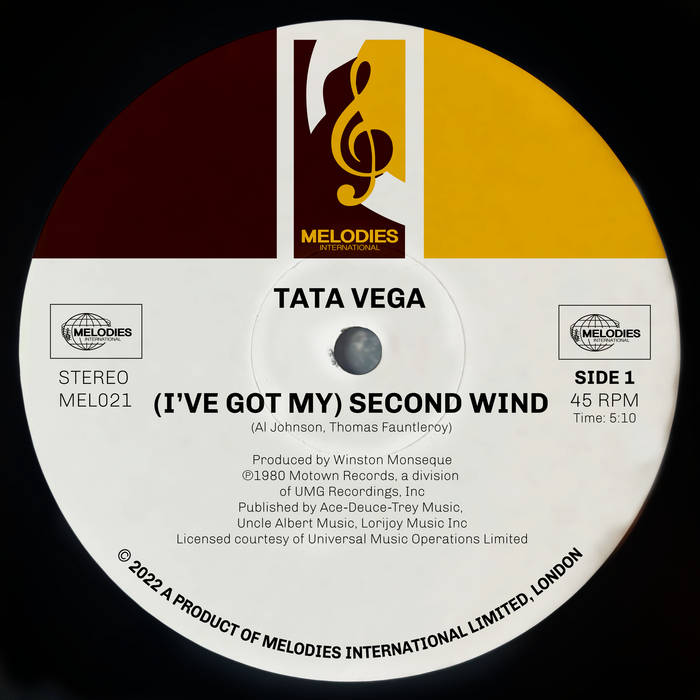 Tata Vega / Al Johnson - I've Got My Second Wind : 12inch