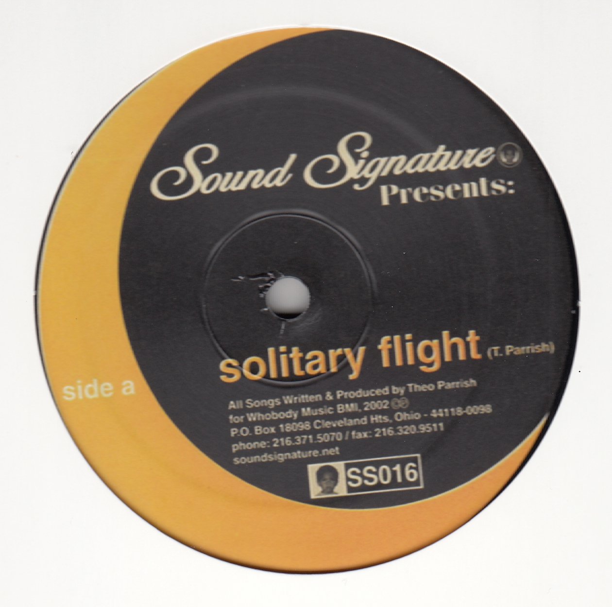 Theo Parrish - Solitary Flight : 12inch