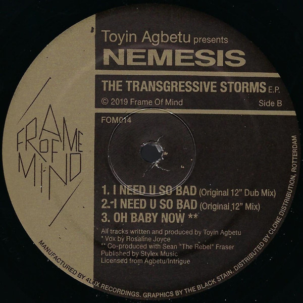 Toyin Agbetu - The Transgressive Storms EP : 12inch