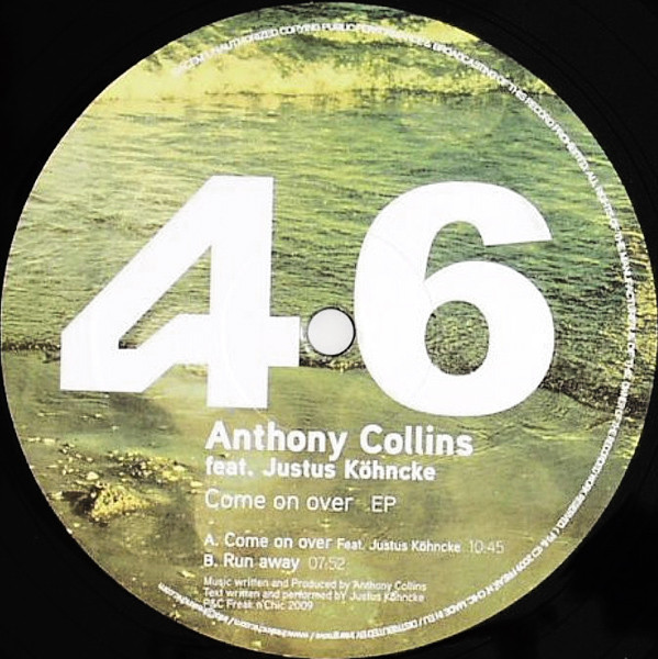 Anthony Collins - Come On Over EP feat. Justus K?hncke : 12inch