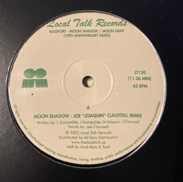 Bassfort - Moon Shadow/Moon Light (10th Anniversary Mixes) : 12inch