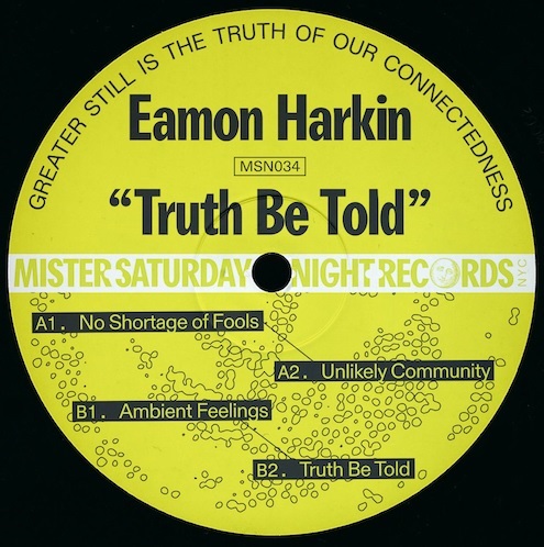 Eamon Harkin - Truth Be Told : 12inch