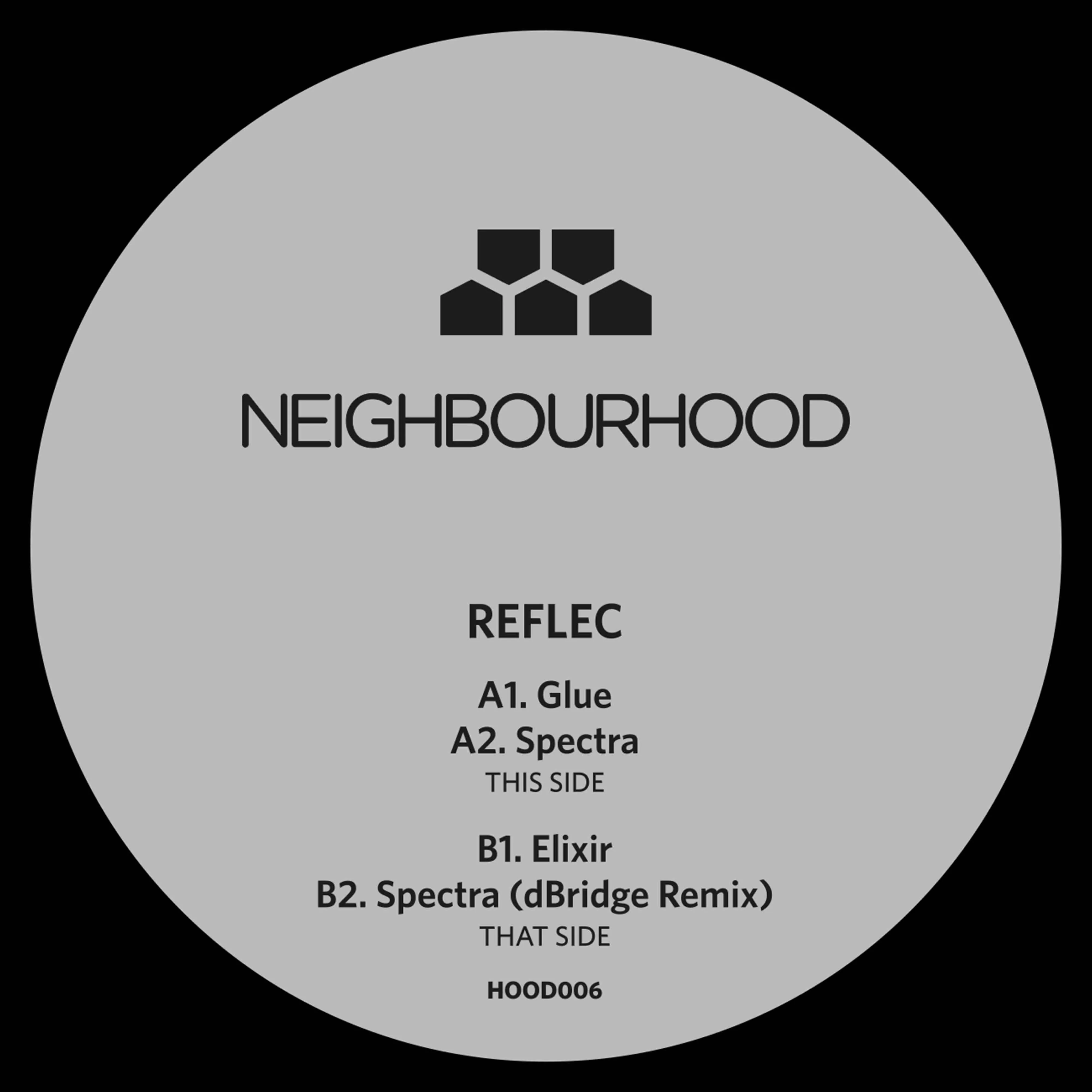 Reflec - HOOD006 (Incl. dBridge Remix) : 12inch