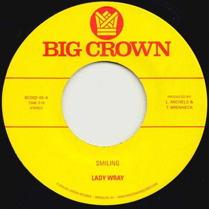 Lady Wray - Smiling b/w Make Me Over : 7inch