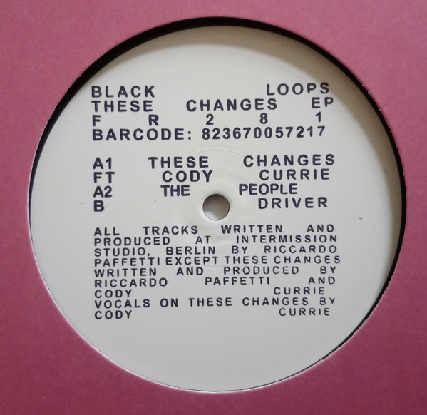 Black Loops - These Changes EP : 12inch