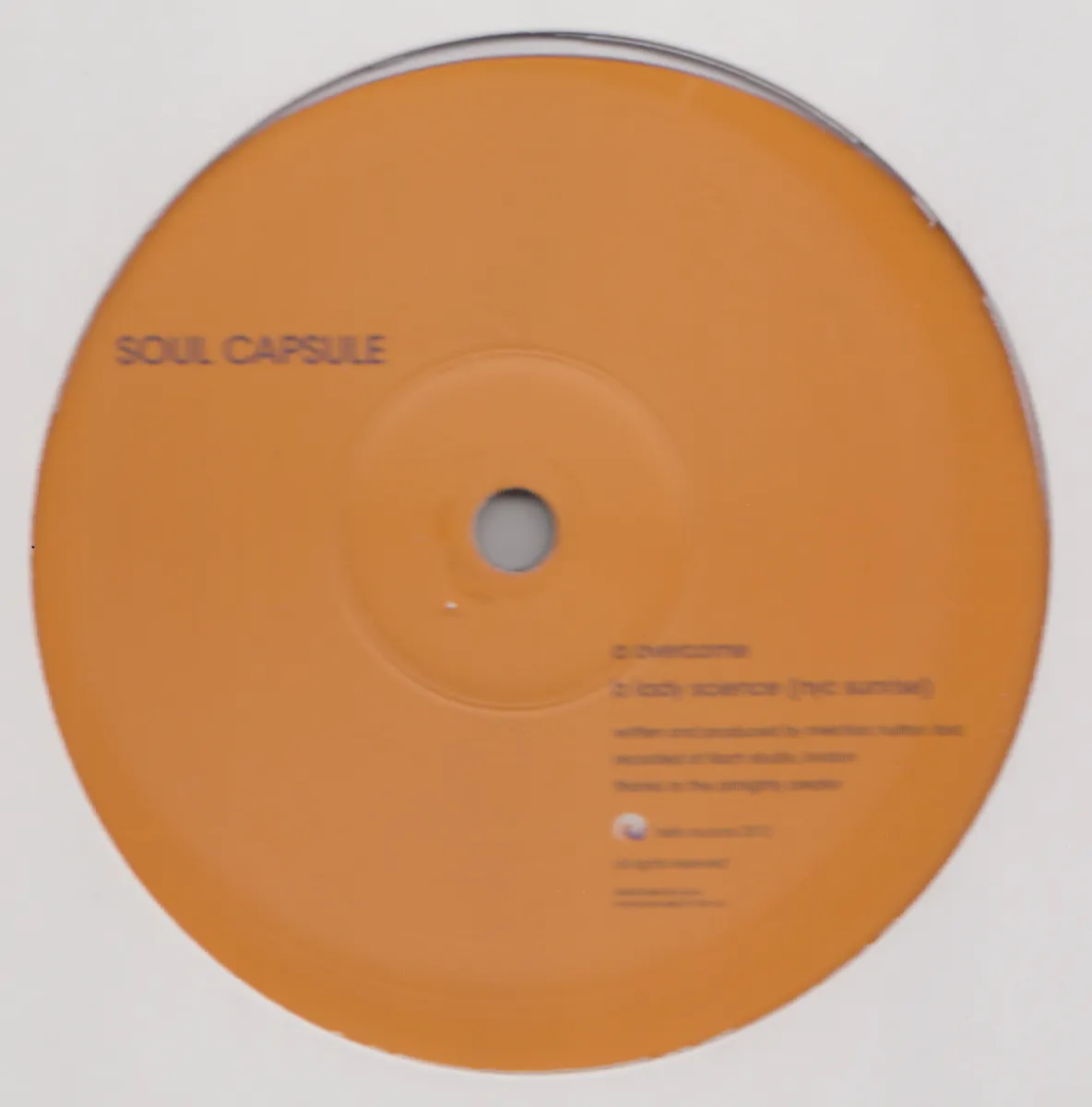 Soul Capsule - Overcome / Lady Science (NYC Sunrise) : 12inch