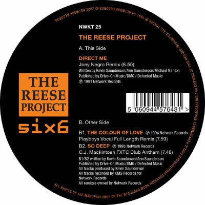 The Reese Project - Remixes (Joey Negro, Playboys, C.J. Mackintosh) : 12inch