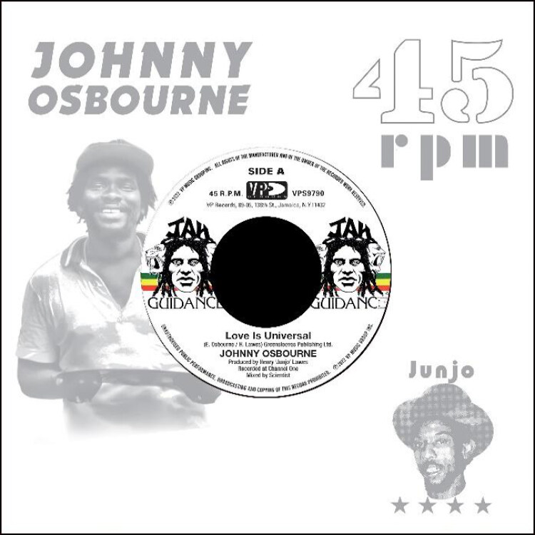 Johnny Osbourne / Roots Radics - Love Is Universal / Dangerous Match One : 7inch