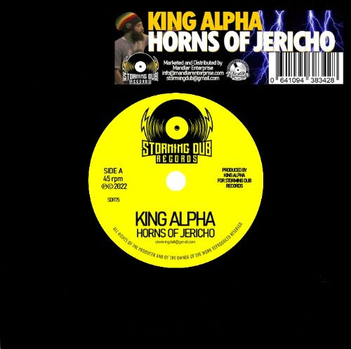 King Alpha - Horns Of Jericho : 7inch