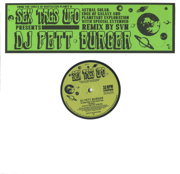 DJ Fett Burger - Astral Solar, Edge of Galaxy, Planetary Exploration : 12inch