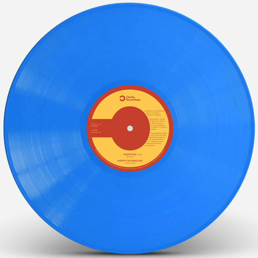 Harvey Sutherland & Bermuda - Priestess / Bravado (Blue Vinyl Repress) : 12inch