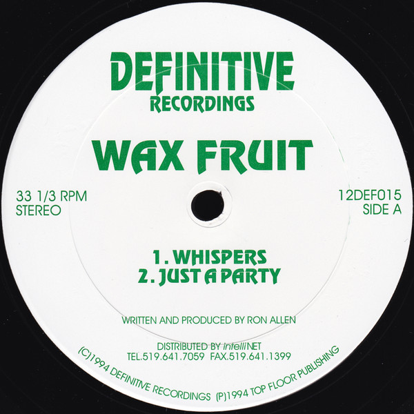 Wax Fruit - Whispers : 12inch