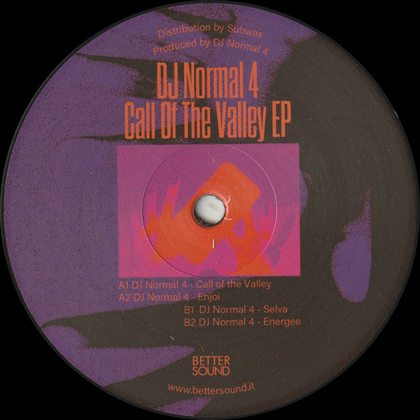 DJ Normal 4 - Call Of The Valley EP : 12inch