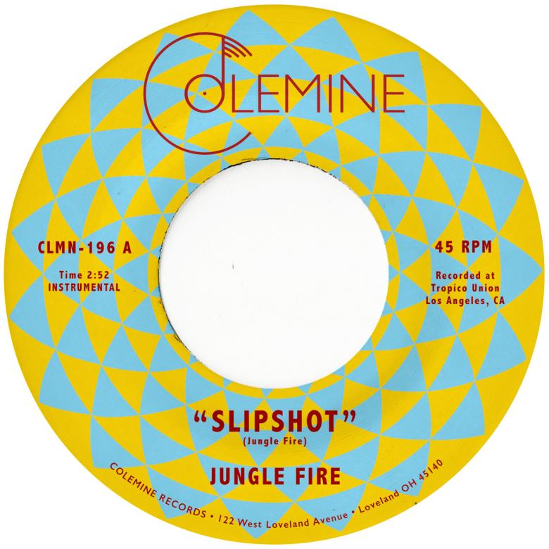 Jungle Fire - Slipshot  (Transparent Red Vinyl 7") : 7inch