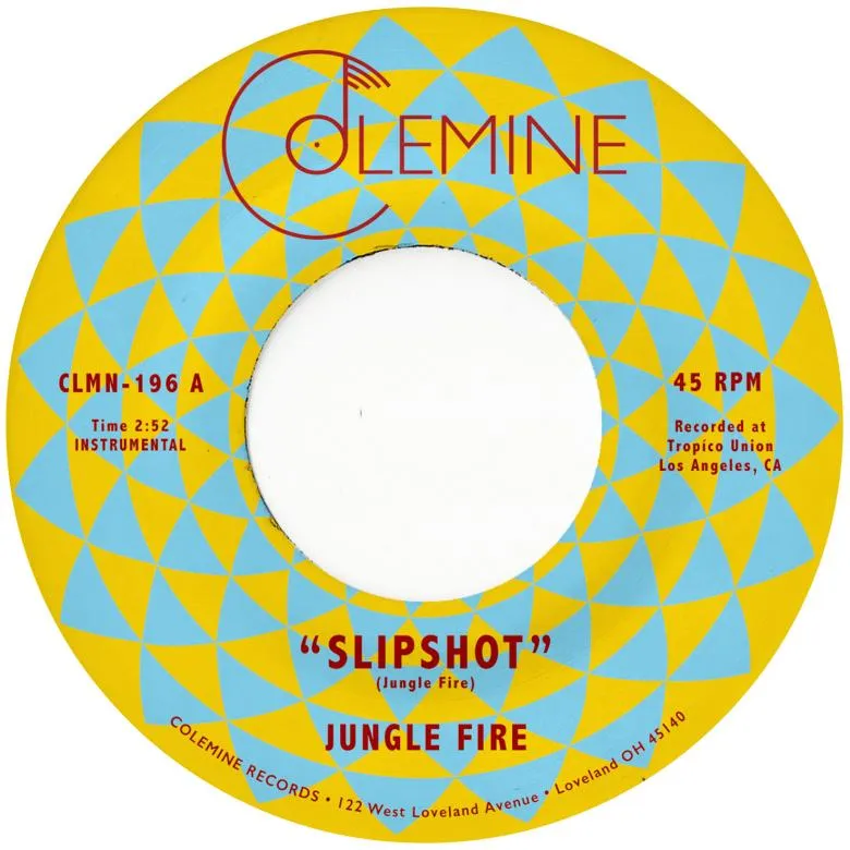 Jungle Fire - Slipshot  (Transparent Red Vinyl 7") : 7inch