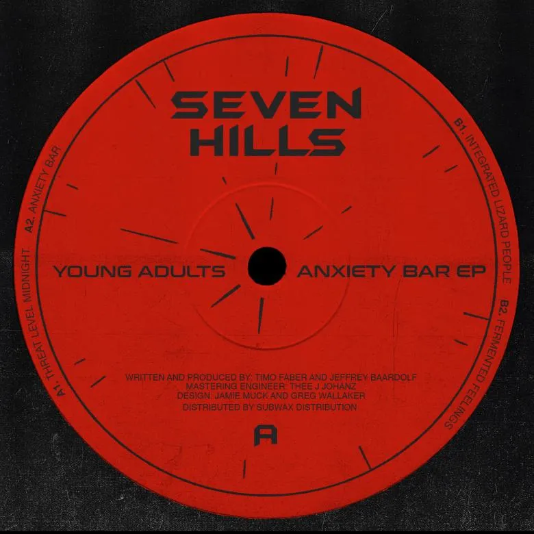 Young Adults - Anxiety Bar EP : 12inch