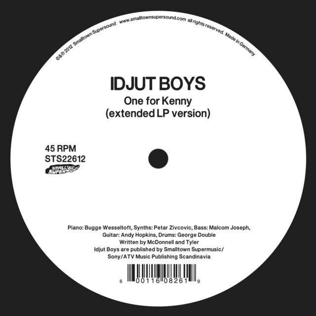 Idjut Boys - One For Kenny : 12inch