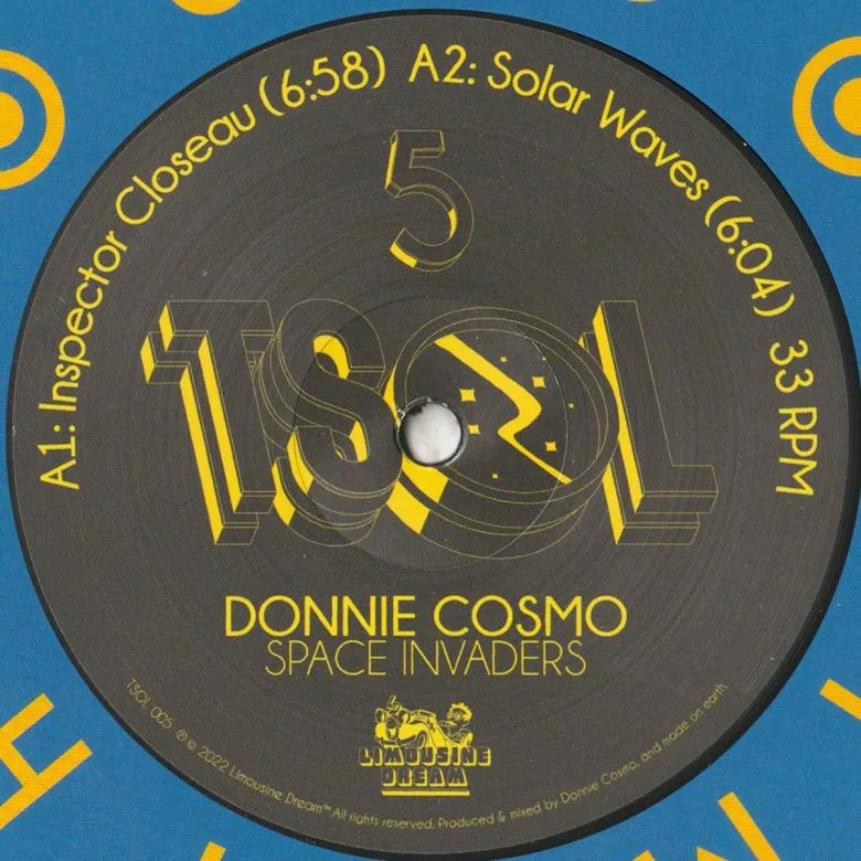 Donnie Cosmo - Space Invaders : 12inch